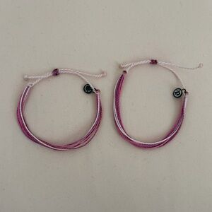 Pura Vida Pink, Purple, White BFF set NWOT